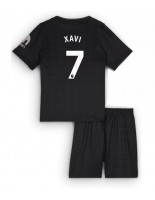 Tottenham Hotspur Xavi Simons #7 Vieraspaita Lasten 2025-26 Lyhythihainen (+ shortsit)